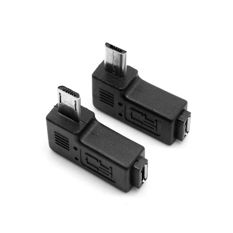 Удлинитель для кабеля CY 9 мм 90 градусов с левым углом Micro USB 2 0 5 контактный Папа мама|Кабели MP3/MP4-плееров| |