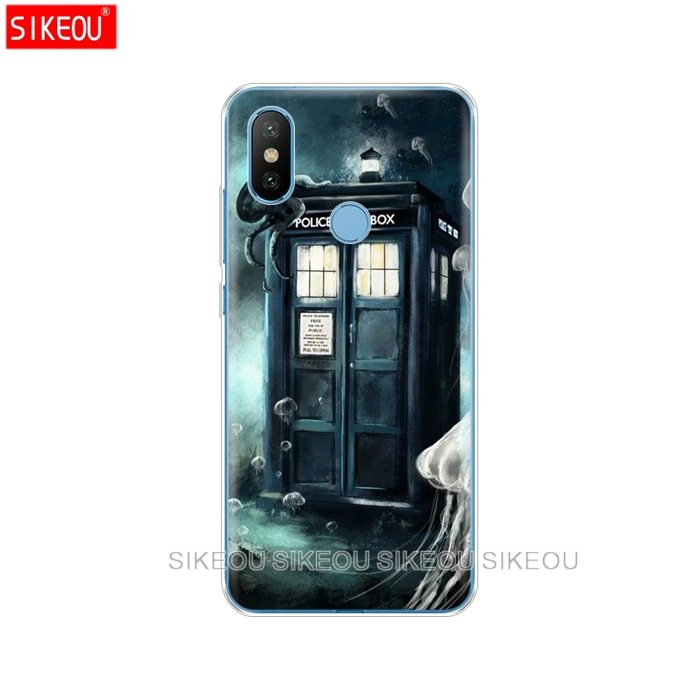 Силиконовый чехол для Xiaomi Mi 8 8SE A1 A2 5 5S 5X 6 Mi5 MI6 NOTE 3 MAX Mix 2 2S Tardis Box Doctor Who | Мобильные