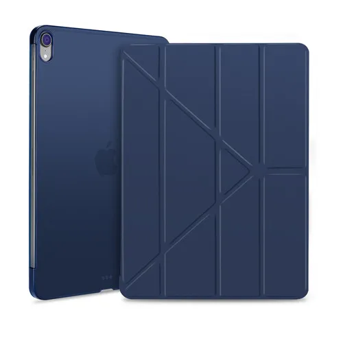 Dark Blue Умный Магнитный чехол для iPad Pro 11, Ультратонкий чехол GOLP из искусственной кожи+ жесткий чехол-подставка для iPad Pro 11 чехол - Цвет: Dark Blue