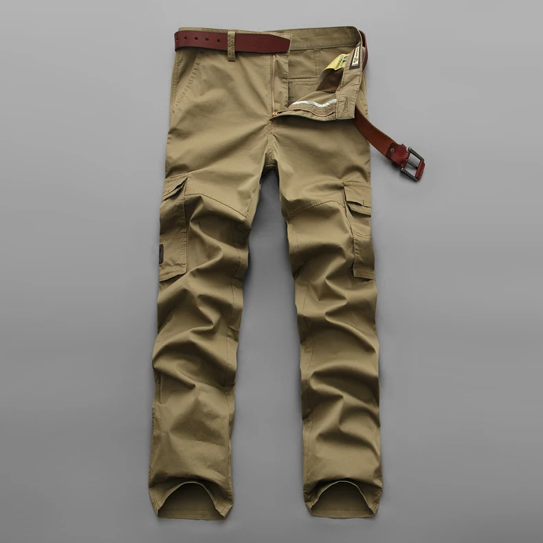 Мужские повседневные джинсы брюки-карго из 100% хлопка высокое качество