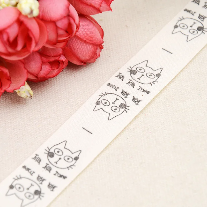 Ремешок с тисненым рисунком кошачьей головы края ремня 2 0*20 ярдов классическая