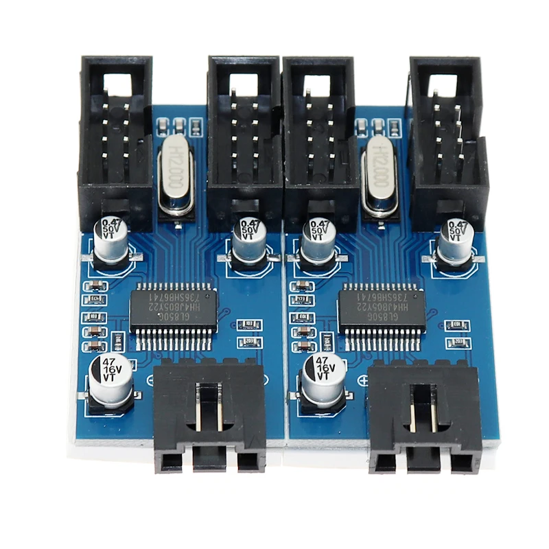 Корпус внутренняя 9Pin USB 2 0 от 1 года до 4 разветвитель PCB Чипсет Расширенная