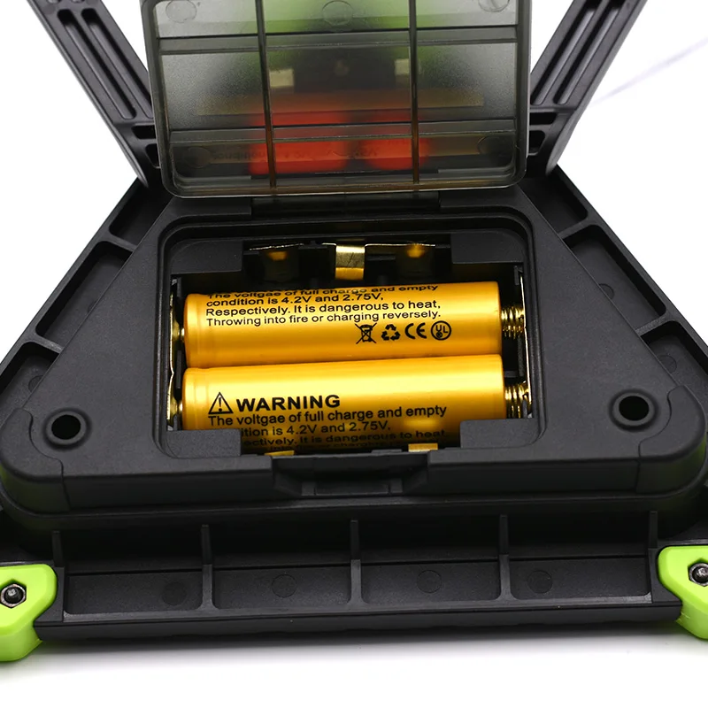 GIJOE cob Рабочая лампа led power bank usb перезаряжаемая Водонепроницаемая для