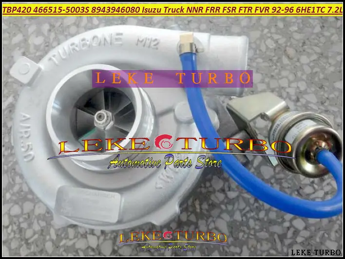 Фото Турбокомпрессор TBP420 466515 466515-5003S 8943946080 2910094000 4664095002 для грузовиков ISUZU NNR FRR FSR FTR FVR 1992- 6HE1-TC 6HE1TC 7.2L №2