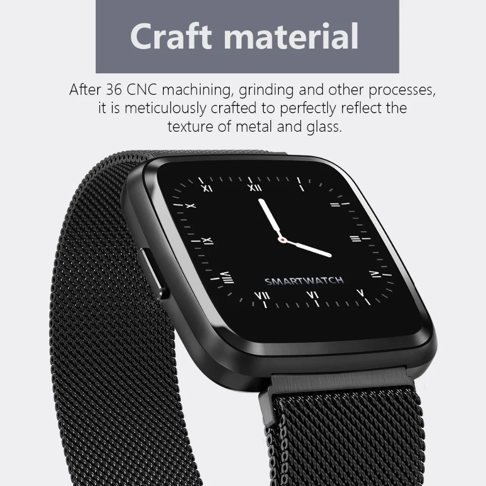 SCELTECH Y7 длительное время ожидания умные часы кровяное давление кислород Smartwatch водонепроницаемый BT4.0 монитор сердечного ритма для IOS Android