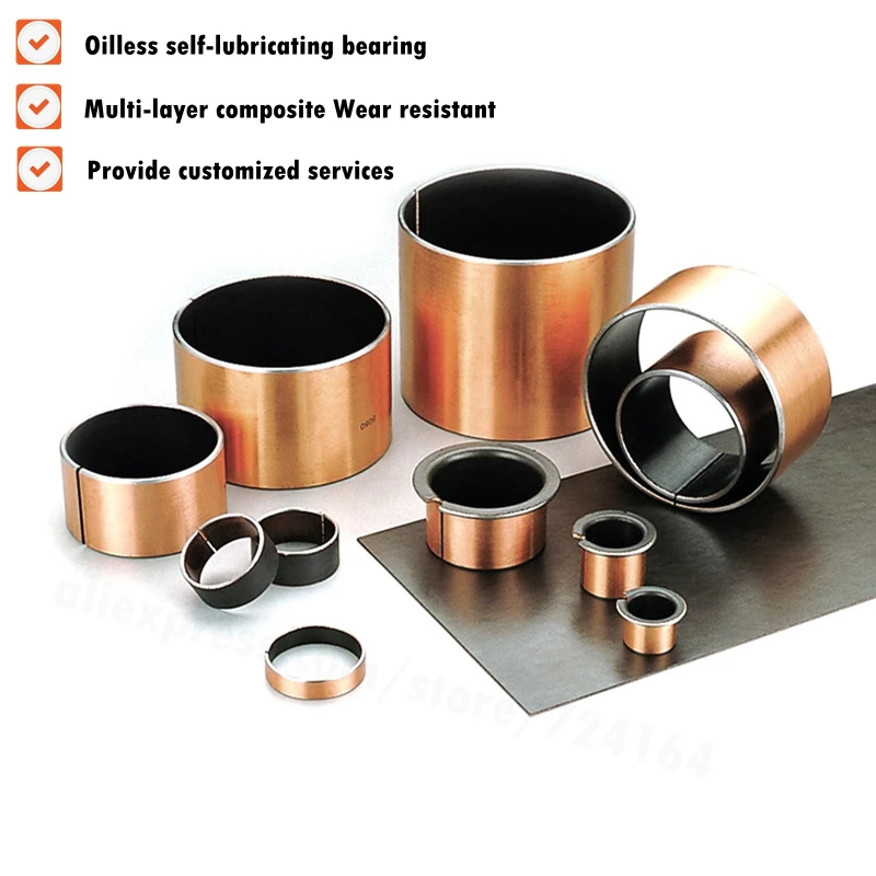 Комбинированный самосмазывающийся подшипник втулка без масла раздвижная 3820 3825