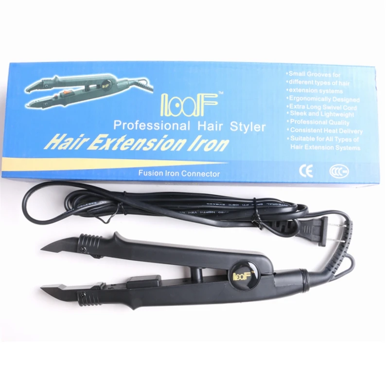 Подарок + 1 шт. черные или розовые новые инструменты для наращивания волос Loof с