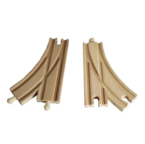 EDWONE одинарный радианский бифурковый трек Томас деревянный для поезда аксессуары