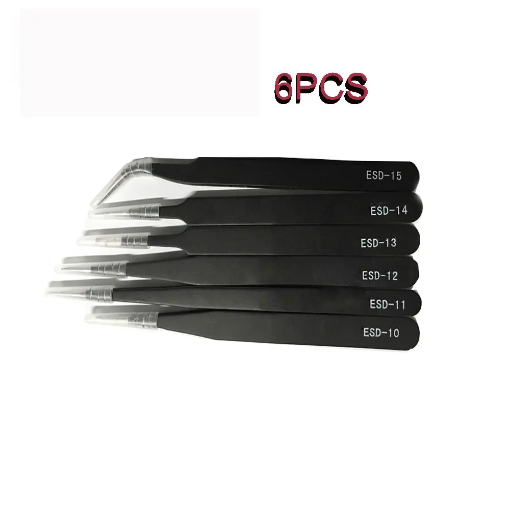 1 набор различных размеров ESD 10 11 12 13 14 15 Пинцет для 16|tweezers|tweezer esd-15tweezers set |