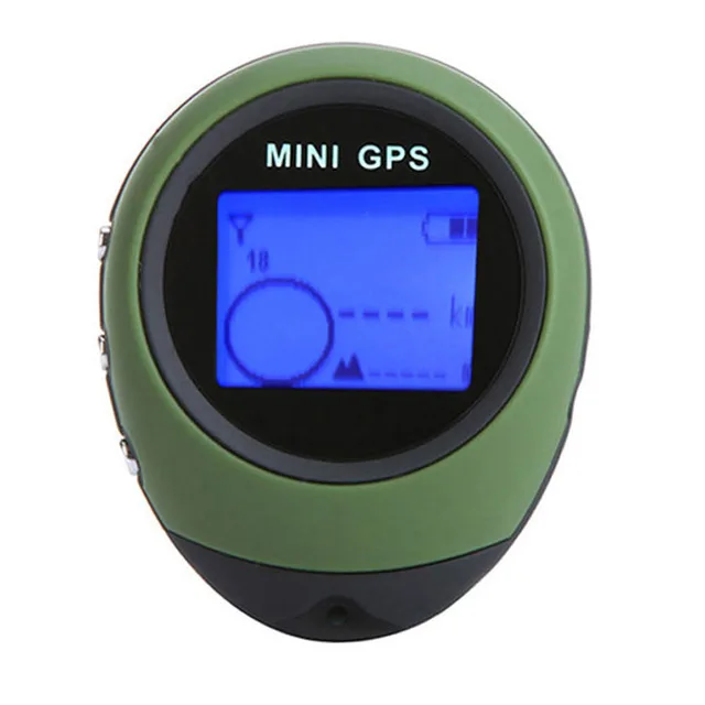 Зеленый Ручной gps локатор USB Перезаряжаемый водонепроницаемый мини-локатор gps трекер электронный компас навигация hikink оборудование - Цвет: Зеленый