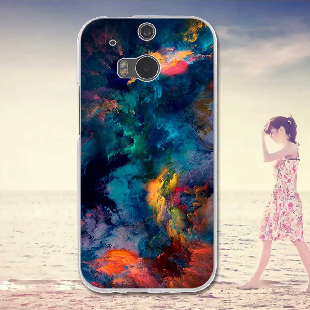 Luxury Case for HTC One M8 Soft Silicon Phone For M8S Cartoon TPU Pattern Full Protective Cover |