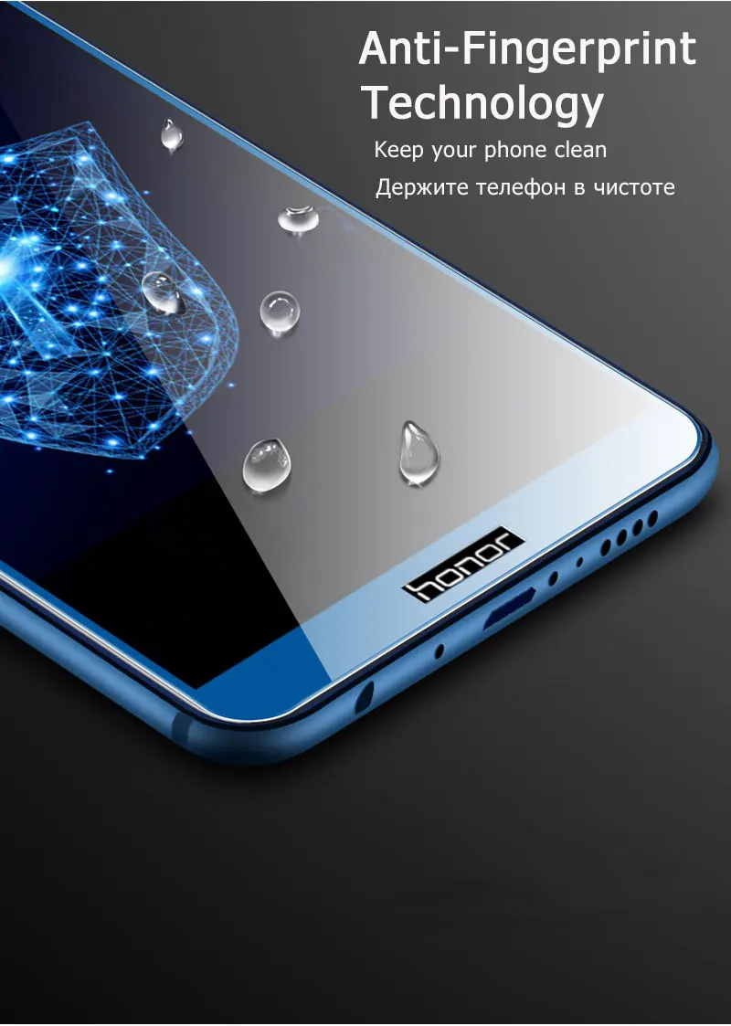 Для huawei honor 7X стекло закаленное Полное покрытие закаленное стекло для huawei honor 7X защита экрана Защитное стекло для honor 8X
