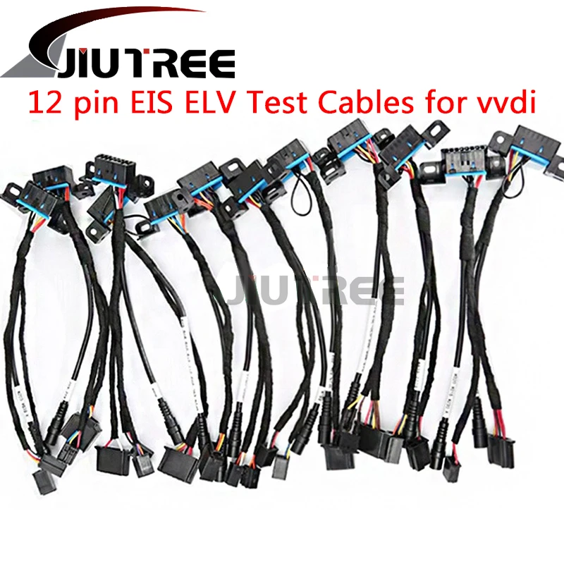 JIUTREE 12 кабель EIS ELV тестовые кабели для benz и VVDI MB BGA инструмент вместе работает с G