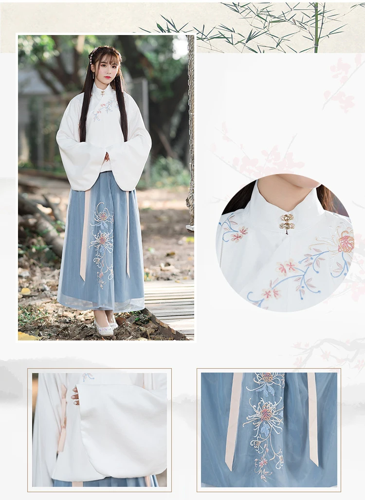 Китайское платье hanfu женское платье Чонсам традиционная китайская одежда для женщин китайская блузка Китайский костюм