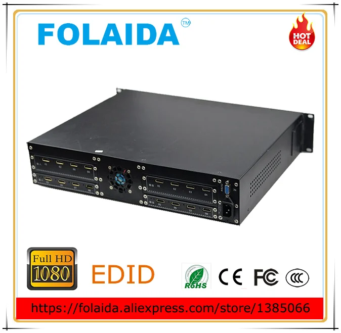 Бесплатная доставка стабильное качество 2U 8 в Выход hdmi cctv матричный коммутатор 8х8