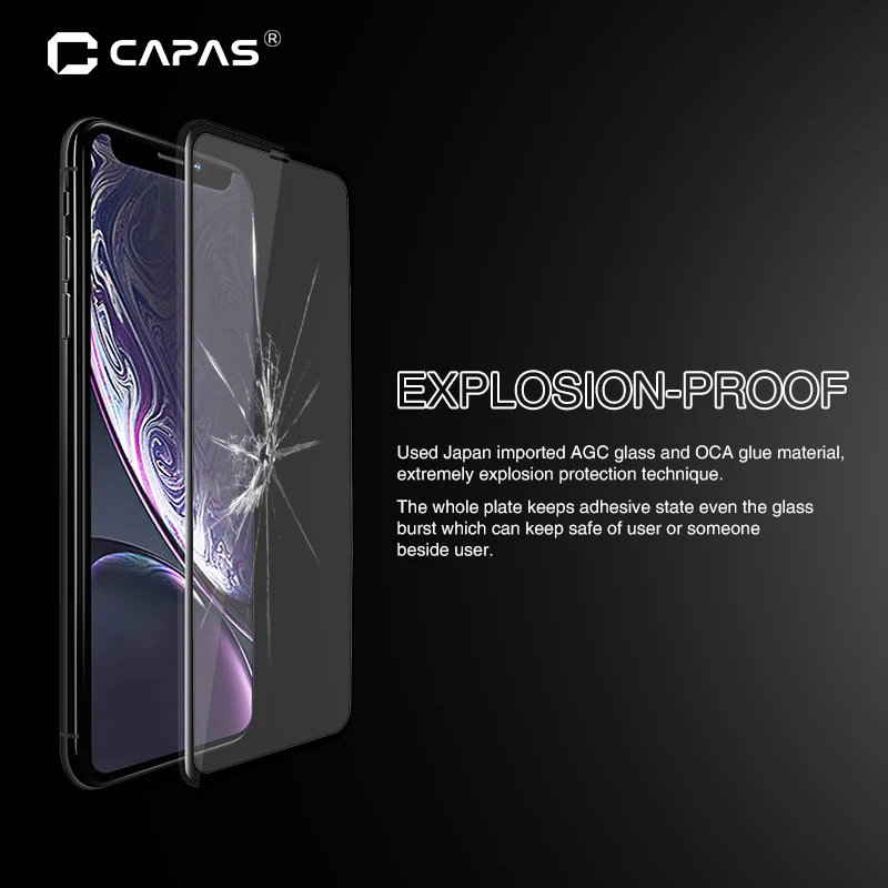 Для iPhone XR защитная пленка из закаленного стекла оригинальные capas полное покрытие