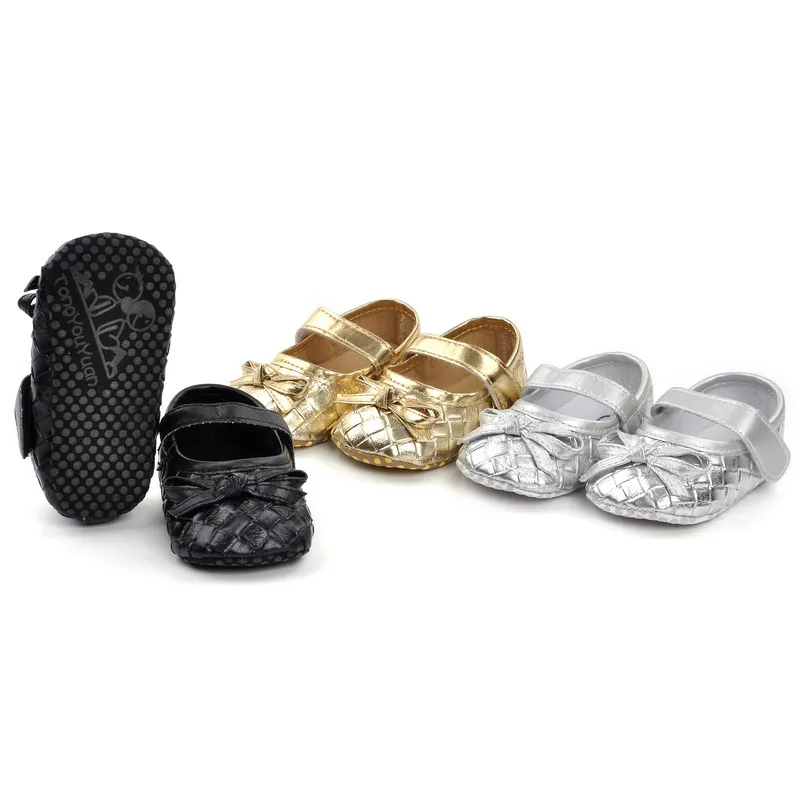 Новая модная обувь для маленьких девочек тонкие туфли с бантом малышей сезон