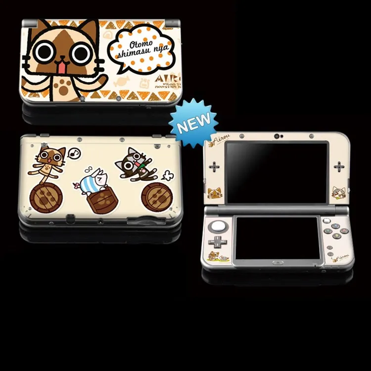 Виниловая наклейка Airou Monste r Hunter для нового 3DS XL|protector sticker|protector new 3dsprotector 3ds |