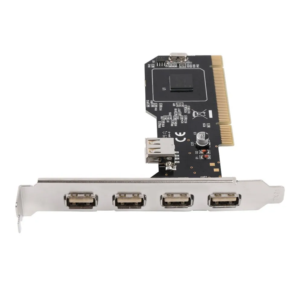 PCI-карта 480 Мбит/с 5 портов и 4 внешних порта | Компьютеры офис