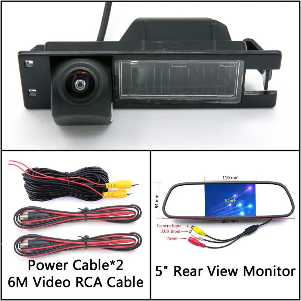 Cam N 5 inch Mirror 175 градусов HD камера заднего вида для Opel Astra J GTC Astra K GTC 5D Hatch 2009- Ampera 2011- монитор парковки автомобиля - Название цвета: Cam N 5 inch Mirror
