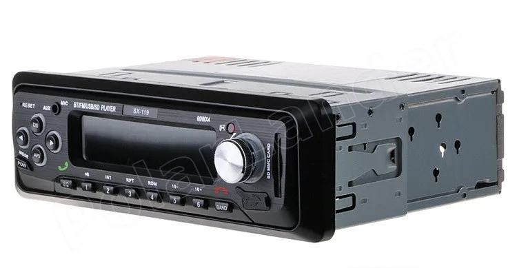 Лучшие продажи автомобильный Радио 12V bluetooth handsfree 1 Din стерео MP3 USB SD AUX FM Аудио плеер