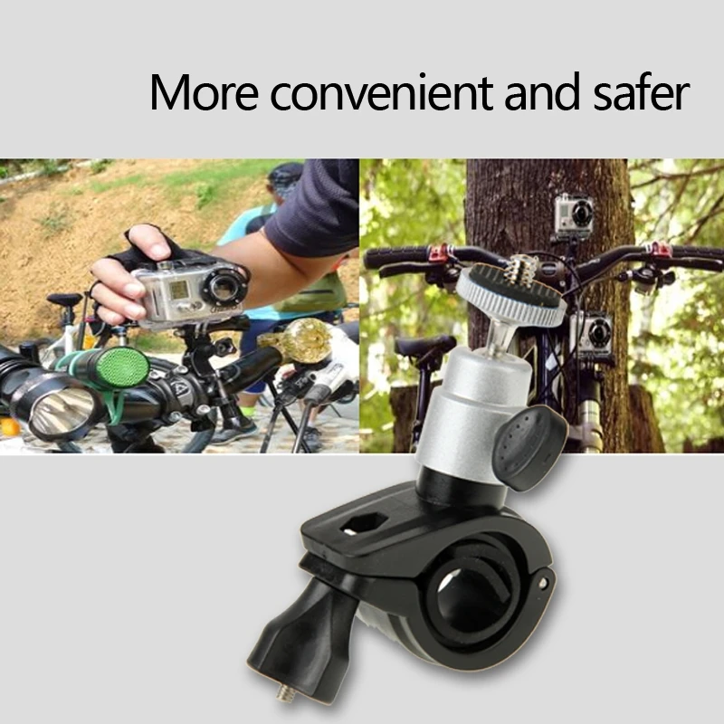

Soporte para manillar de bicicleta y motocicleta de PULUZ, soporte para cmara, soporte de montaje para GoPro
