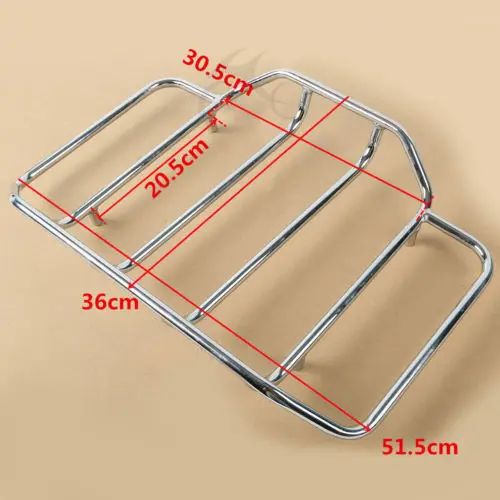 Рубленая упаковка для багажника с защелкой Монтажная стойка + спинка Harley Tour Pak