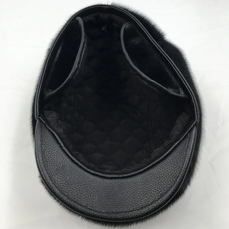 2021 Последняя мода уплотнения меховая шапка 100% реальные развивающий коврик для