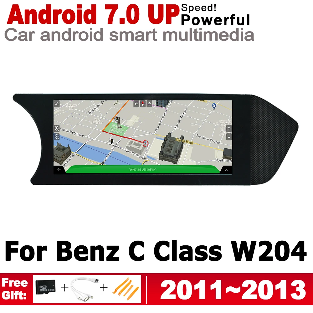 HD экран Android для Mercedes Benz C Class W204 2011~ 2013 NTG Автомобильный gps Navi карта стерео стиль мультимедийный плеер радио
