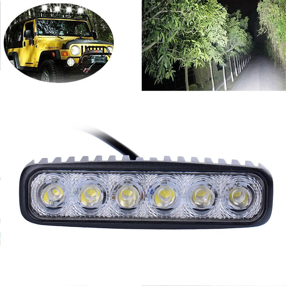 В наличии CN RU! 2 шт. 18 Вт DRL светодиодный рабочий светильник может занять от 10 до 30V