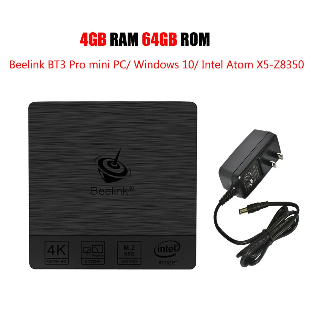 Мини-ПК Beelink BT3 Pro 2,4/5,8 GHz WiFi Bluetooth 4,0 Max 4GB ram+ 64GB rom 64 bit PK Beelink AP42 - Цвет: 4GB RAM 64GB ROM