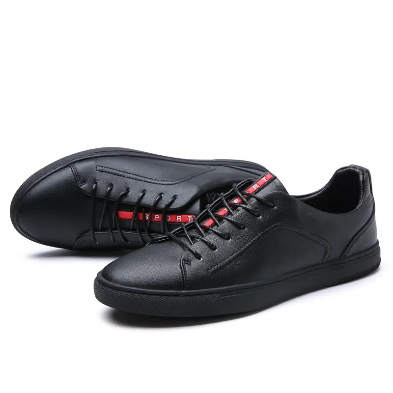 Мужская повседневная обувь без шнуровки мужская на шнуровке резиновая подошва