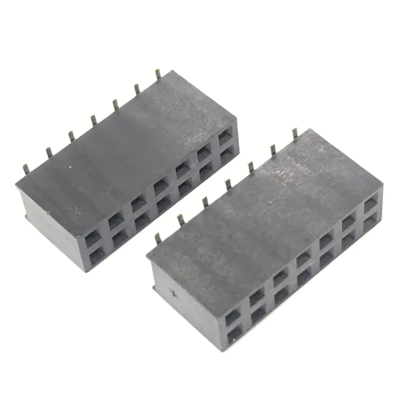 10 шт. 2x7 P 14 Pin 2 0 мм штыревой разъем Женский двойной ряд SMT PCB поверхностное