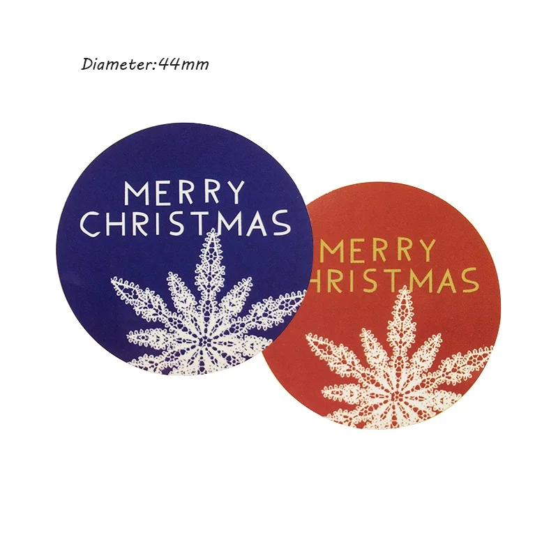80 шт./лот круглый дизайн снежный цветок серия Merry Christmas DIY многофункциональная