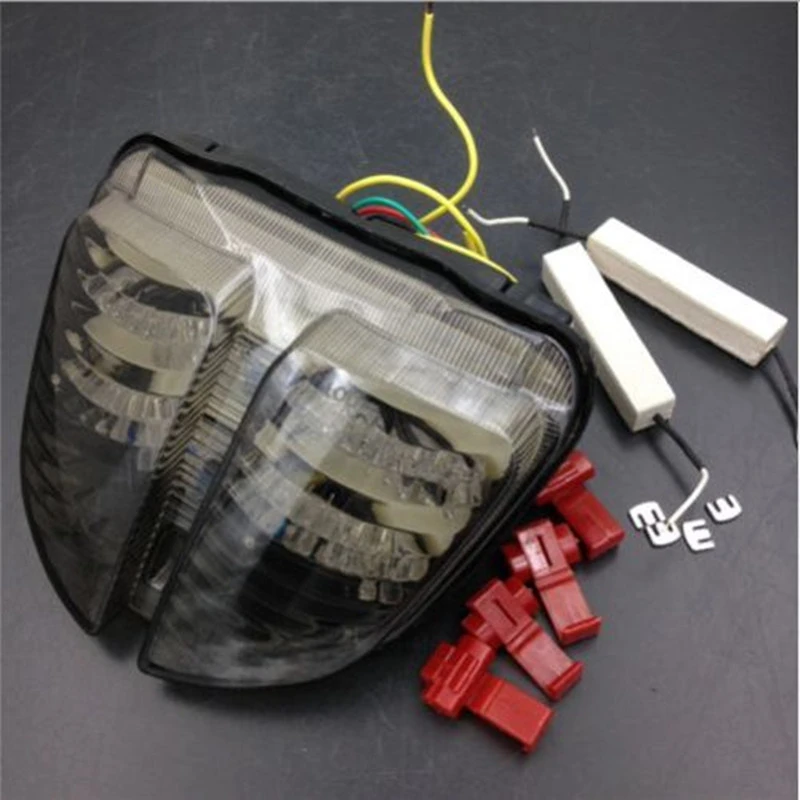 

Motorcycle Smoke Tail Running Brake Turn Signal Light For Suzuki GSX-R600 GSX-R750 2006 - 2007