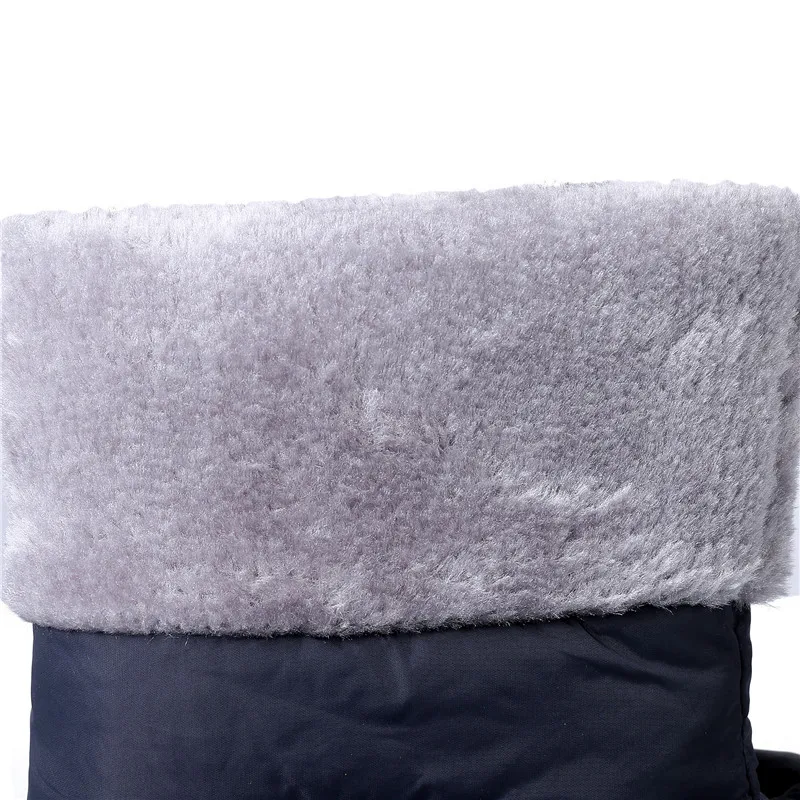 Женские Водонепроницаемые сапоги odeina теплые зимние до колена на толстом меху