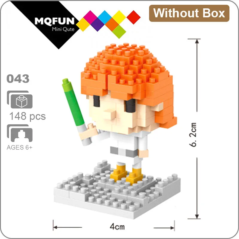LNO 043 Without Box LNO Звездные войны Штурмовик BB8 R2D2 йода Дарт Вейдер пластик фильм Строительные блоки Кирпич DIY Модель Фигурки обучающая игрушка - Цвет: LNO 043 Without Box