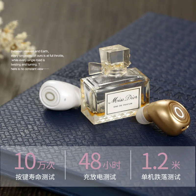 Yulubu, классические, мини, A6, беспроводные наушники, Bluetooth 4,1, вкладыши, наушники, музыкальные наушники, гарнитура, микрофон для смартфона