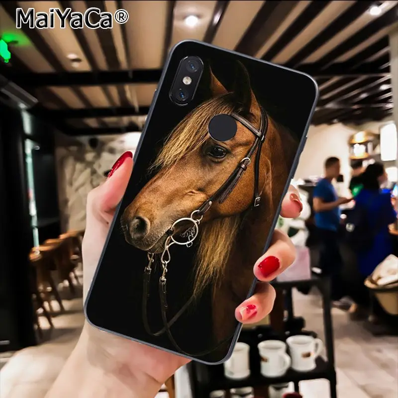 MaiYaCa животное лошадь Новинка чехол для телефона Fundas чехол для Xiaomi Redmi8 4X 6A Redmi Go Redmi5 5Plus Note7 8ProA1 A2Lite - Цвет: A2
