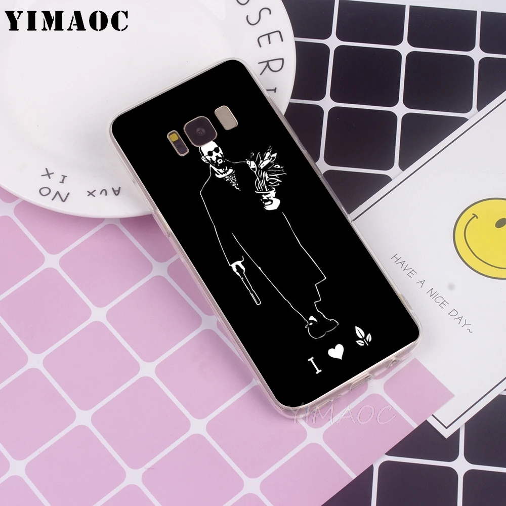 Профессиональный Мягкий чехол YIMAOC Leon для Galaxy j3 j5 j6 j7 A5 2017 A6 A9 2018 Note 8 9 S7 edge S8 S9 S10 Plus