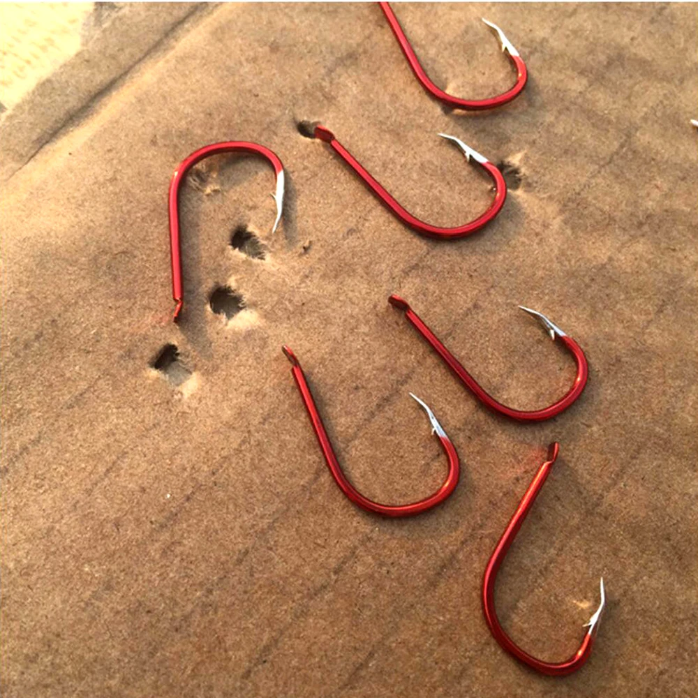30 шт покрытие из высокоуглеродистой стали рыболовные крючки