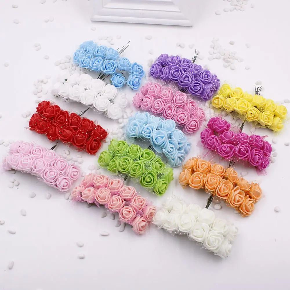 12 шт./лот (2 5 см с украшением в виде цветов) кружевными розами для маленьких