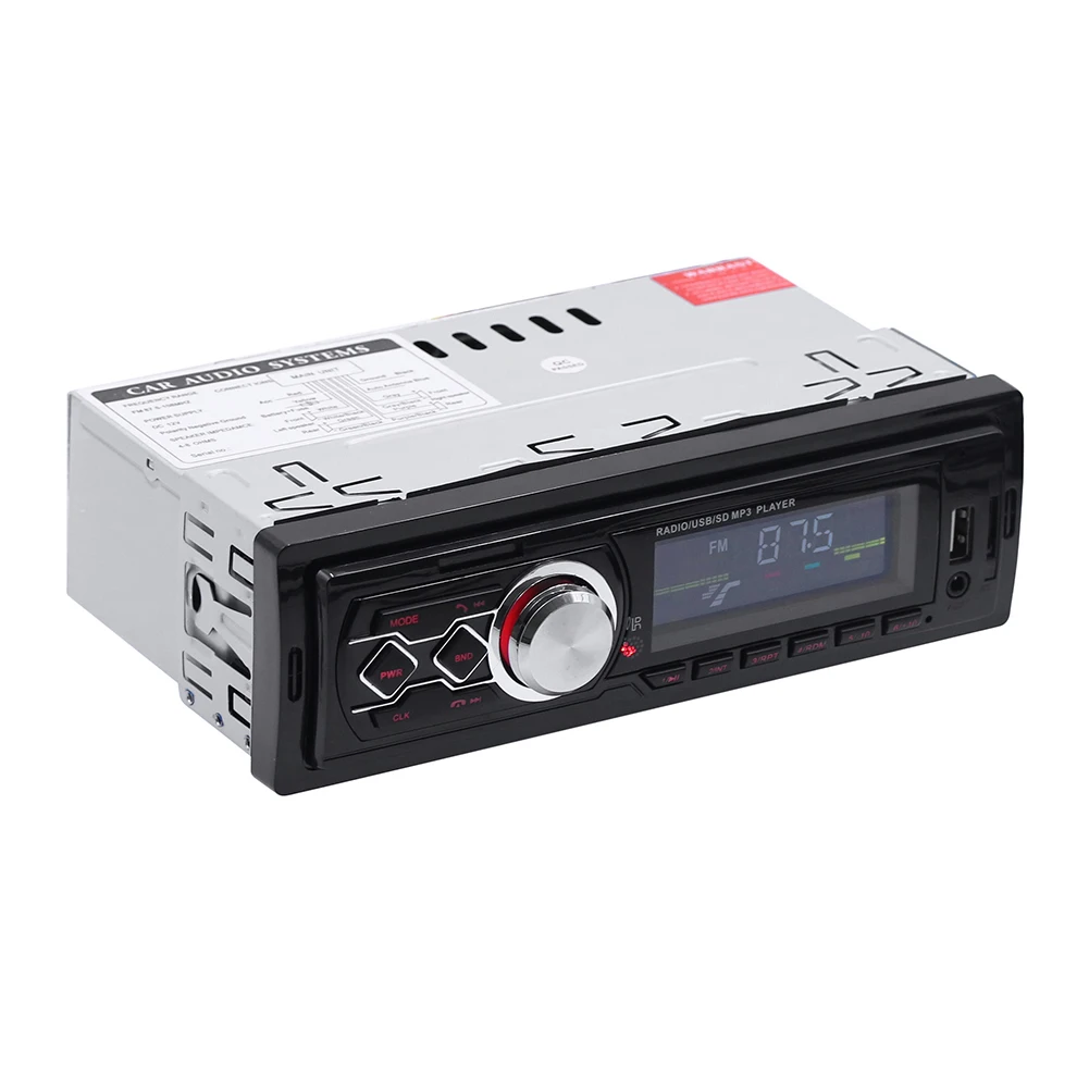 Автомагнитола 12 В автомобильная стереосистема bluetooth usb аудио mp3 рекордер sd aux вход