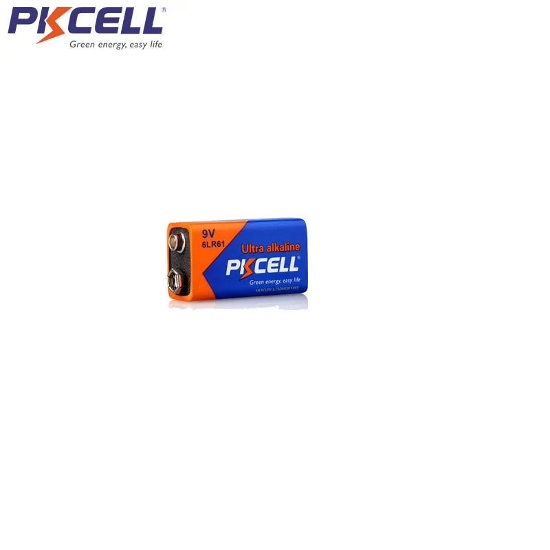 10 шт./партия батарейки PKCELL 1604G S1 6LR61 9 V PPP3 1604A щелочные батареи неаккумуляторные для