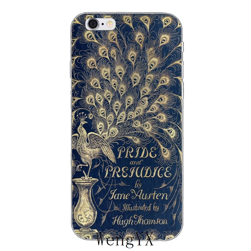 Pride and prejudice quotes тонкий силиконовый мягкий чехол для телефона для iPhone 4, 4S, 5, 5S, 5c, SE, 6, 6s plus, 7, 7 plus, 8, 8 plus, X - Цвет: icequotesA04