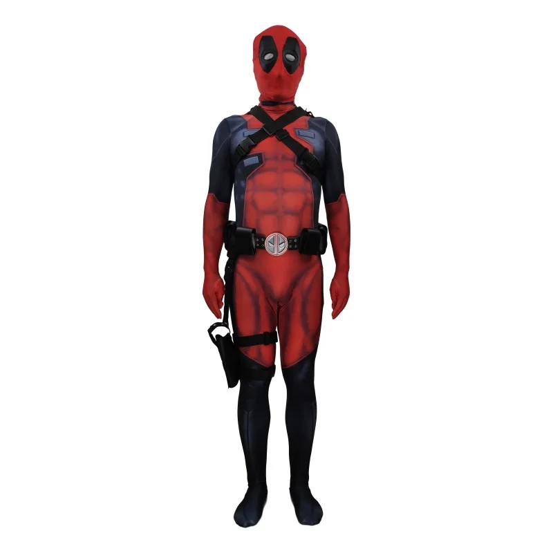 high quality superhero deadpool costume adult halloween costumes for kids child boys spandex zentai suit Carnival avengers Fancy|Костюмы из