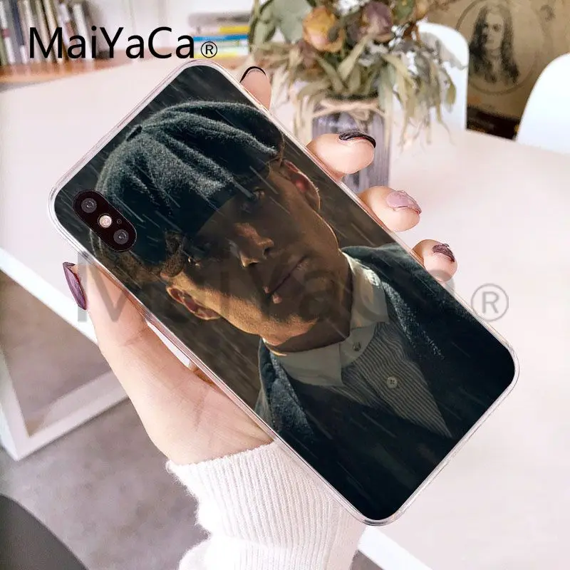 Чехол для телефона MaiYaCa Peaky Blinders Tv, милый чехол для телефона Tommee Shelby, для Apple iphone X и 8, 8 plus, 7, 7 plus, 6s, 6s Plus, XS, XR, 5c, чехол для телефона