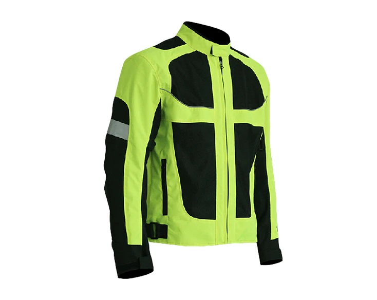 Всесезонная мотоциклетная куртка Lucifer желтая для мужчин фторезиновая одежда