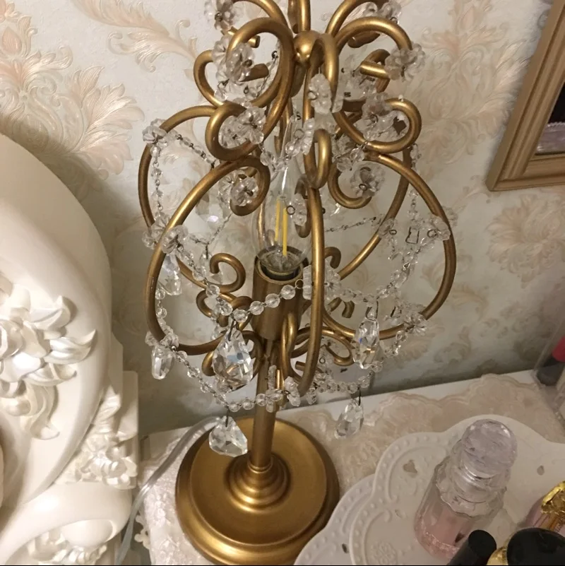 Французский ресторан хрустальные канделябры настольные лампы Athena подсвечник