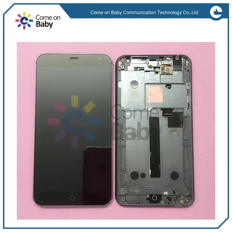 Nice quality White / Black 5.5'' LCD Display Touch Screen Digitizer Assembly For Meizu MX4 MX 4 with frame 98% new | Мобильные